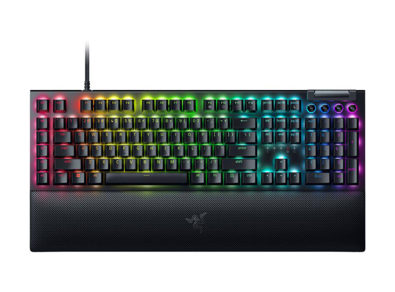 Razer BlackWidow V4 Green Switch Keyboard Black US