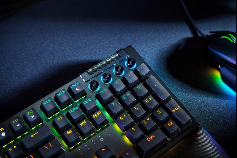 Razer BlackWidow V4 Green Switch Keyboard Black US