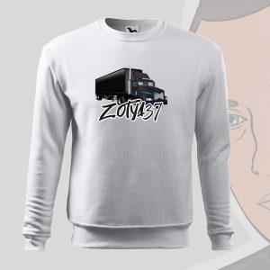 Zotya37 kamionos sima pulóver